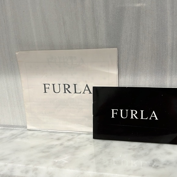 Furla Green Patent Leather Handbag  GUC - some color transfer and marks - Picture 13 of 13